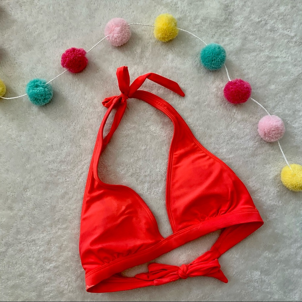 Aerie Coral Triangle Bikini Top